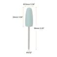 thumbnail image 2 of 5 Packs Rubber Polishing Bit Silicone Buffing Wheels 800 Grit 10mm Dia Mounted Grinding Head, Cone Shape, 2 of 6