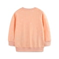 thumbnail image 2 of WOYY Toddler Girls Cotton Sweatshirt Cute Chicken Print Casual Crewneck Pullover, Orange, 2 of 5