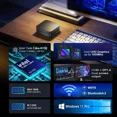 thumbnail image 4 of Mini PC T10 Intel Twin Lake N150 con Windows 11, computadora de bolsillo ultra pequeña, doble SSD, salida RGB 4K a 60 Hz, 4 of 4