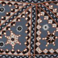 thumbnail image 3 of NOVICA Embroidered cotton cushion cover, 'Azure Constellation', 3 of 5