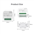 thumbnail image 4 of 2X Medidor de Potencia Inteligente Tuya Wifi con Abrazadera para Transformador de Corriente, Medidor de Energía de 2 Canales 80A, Vatímetro para Hogar Inteligente, 4 of 5