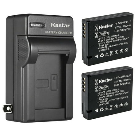 Kastar 2-Pack Battery and AC Wall Charger Replacement for Leica BP-DC10 BP-DC10-E BP-DC10-U Battery Leica BC-DC10 Charger Leica D-Lux 5 Leica D-Lux 6 Digital Camera