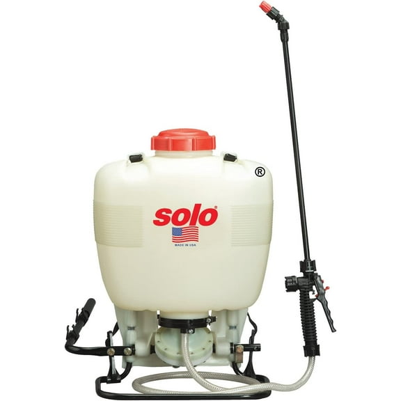 SOLO 32118 4 Gl Backpack Sprayer, 4-1/4", White