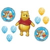 DalvayDelights Winnie The Pooh Baby Boy Clouds Shower Welcome Little One Balloons Bouquet Party Decor