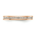 thumbnail image 4 of 14k Rose Gold Channel Set Diamond Eternity Wedding Band Anniversary Ring Size 6 - 1/2 Ct., 4 of 5