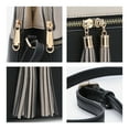 thumbnail image 6 of Dasein Women Tassel Zipper Pocket Crossbody Bag Shoulder Purse Fashion Travel Bag with Multi Pockets, 6 of 6