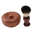 thumbnail image 3 of Bol de Rasage pour Hommes, Ensemble de Brosses à Barbe pour Soins du Visage, 3 of 8
