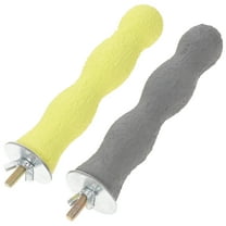 14CM Bird Perch Parrot Stand Parakeet Natural Wood Rough Sand Perches Grinding Nail for Small Medium Large Birds African