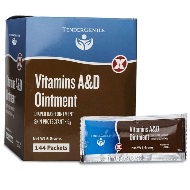 Pomada protectora de piel TenderGentle A&D para bebé, paquete de 144