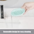 thumbnail image 5 of Yhmxh Compact Self Draining Soap Dish, ABS Plastic Bathroom Tray with Removable Grid, Non-Slip Soap Holder Solid Color Soap Dish Tray Container, Quick-Dry Drainage Soap Case for Kitchen, Sink, 5 of 6