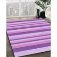 thumbnail image 2 of Ahgly Company Indoor Rectangle Patterned Pastel Purple Pink Area Rugs, 7' x 10', 2 of 6
