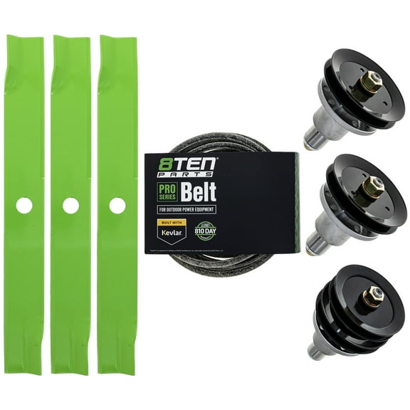 8TEN Blade Spindle Belt Kit for Exmark 103-9076 103-9083 60-inch MK1009554