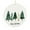 Pattern-4, variant on Christmas Tree Ornament Christmas Trees Christmas Decorations Ornament Xmas Tree Ornament Gift Ceramic Holiday Decoration Present Porcelain 3inch Flat with Gold Ribbon Both Sides