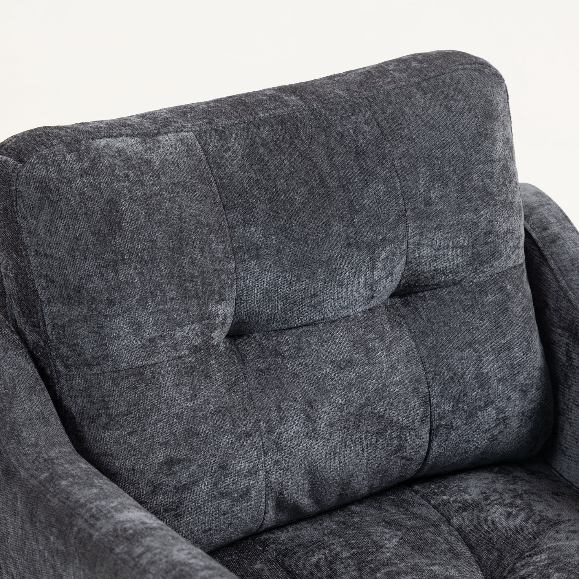 Comfortable armchair with USB charging port, ergonomic wide backrest, vintage wooden legs, comfortable upholstered armchair with side storage for living room bedroom