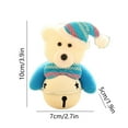 thumbnail image 3 of Guanhe Santa Claus Pendant Christmas Bell Ornaments Cute Snowman Party Supplies for Xmas Christmas Tree, Gifts, 3 of 6