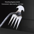 thumbnail image 2 of Garden Manganese Steel Weed Puller Long Handle Grass Rooting Weeding Tool for Yard Lawn and Farm Supply, 2 of 5