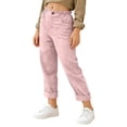 thumbnail image 5 of Kids Linen C𝐚pri Pants 2026 Summer Trendy Cropped Trouser Beach Casual Fashion Capris Clothes Straight Leg Loose Sweatpant, 5 of 7