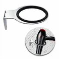 thumbnail image 2 of Hair Dryer Flat Rack Wall Mount for Bathroom,Bathroom,Bathroom,Barbershop (Silver), 2 of 5
