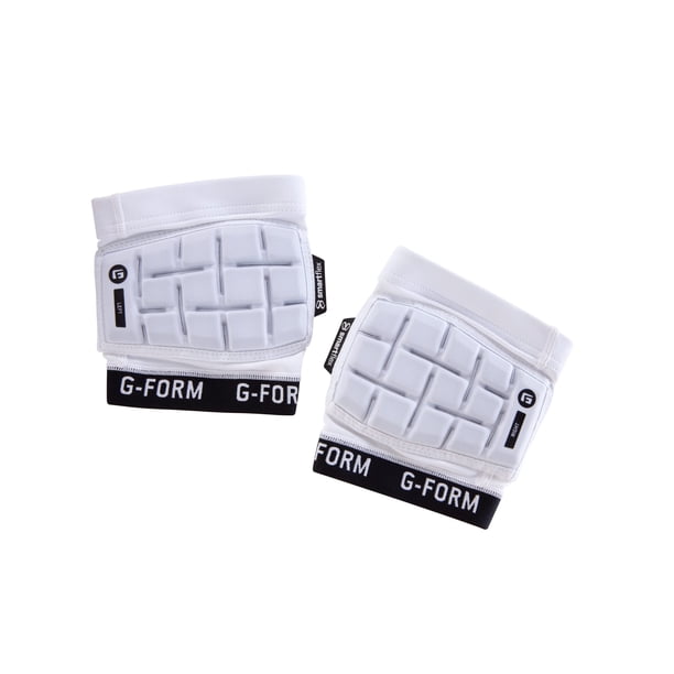 Codera de lacrosse con forma de G, con forma de G, sin bisagras, color blanco