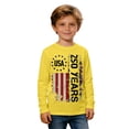 thumbnail image 3 of SonxaHe Toddler Boys T Shirt 250th Independence Day American Flag Long Sleeve Tee Comfortable Sports Tshirt Yellow,Size 3-14 Y, 3 of 3