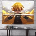thumbnail image 1 of Tapiz para colgar en la pared Demon Slayers Agatsumas Zenitsus 110 x 150 cm, 1 of 1