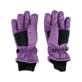 thumbnail image 3 of CTM Kids' Solid Color Winter Ski Glove with Wrist Strap by Wootie, 3 of 5