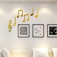 thumbnail image 4 of Autocollant Mural Miroir Mode note Musicale Créative, 4 of 5
