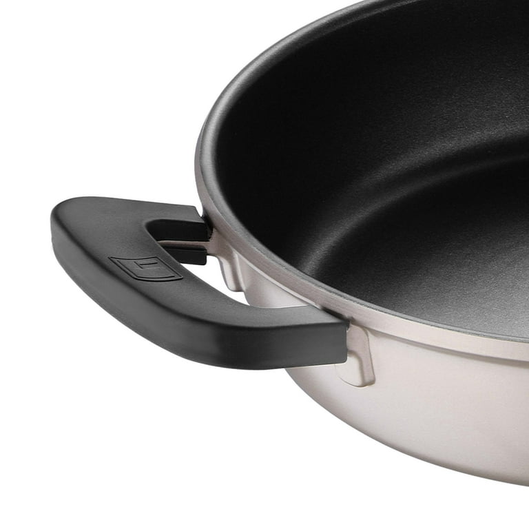 Bergner Midnight Series Stainless Steel Round 8 Frypan Saute Pan Cookware  NEW