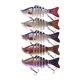 thumbnail image 1 of 5 Piezas de Señuelos de Pesca de Lubina, Cebos de Nwimbait Realistas para Agua Agua Salada, Acción de Hundimiento con Ojos Realistas 3D, 1 of 9