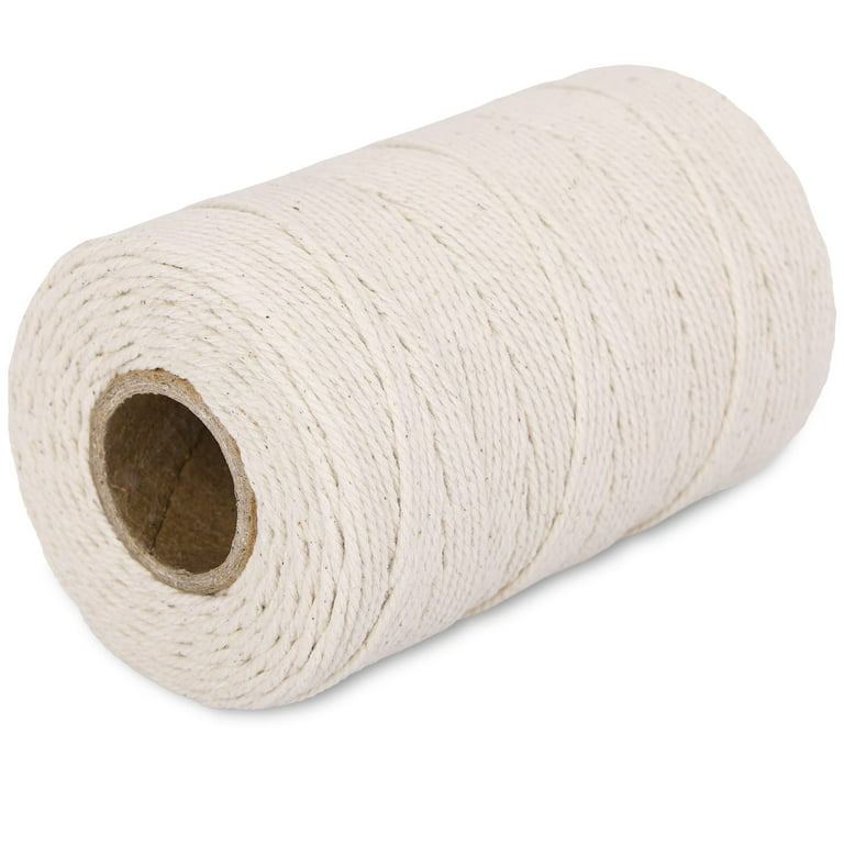 XKDOUS 1035ft Butchers Twine, 100% Cotton Food Safe Cooking Twine Kitchen  Twine String, 2mm Natural White Butcher Twine for Meat and Roasting