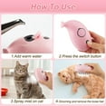 thumbnail image 6 of Cat Steam Brush, 3 in 1 Cat Steamy Brush, Silicone Massage Grooming Brush, Self cleaning Brush with USB Rechargeable, Pet Hair Cleaning Brush Comb for Cats Dogs (Pink Whale), 6 of 7