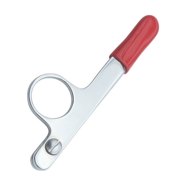 Wosthever Tijeras de hilo de pescar de acero inoxidable de precisión para cortar tela limpia, tijeras para hilo en forma de V De coser
