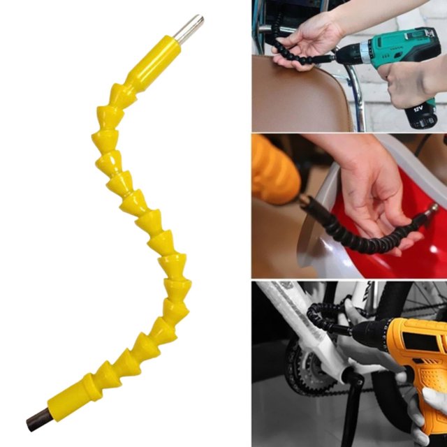 ¡Ofertas de descuento! Extensión de broca flexible, broca flexible, extensión de broca flexible, destornillador flexible, accesorio de broca, extensión de eje flexible, kit de destornillador flexible.