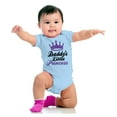thumbnail image 4 of Daddy's Little Princess Girly Tiara Bodysuit Jumper Girls Infant Baby Brisco Brands 12M, 4 of 7