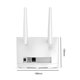 thumbnail image 3 of R311 4G Router Módem inalámbrico 300Mbps 4G LTE Router Conexión a Internet para el hogar, 3 of 9