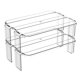 thumbnail image 1 of Yuarrent Estante de almacenamiento de cocina de doble capa, bandeja de plástico para verduras que ahorra espacio, organizador de almacenamiento apilable Cocina y Comedor Yuarrent HA018612-00, 1 of 1