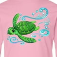 thumbnail image 4 of Inktastic Sea Turtle Swimming Long Sleeve Youth T-Shirt, 4 of 5