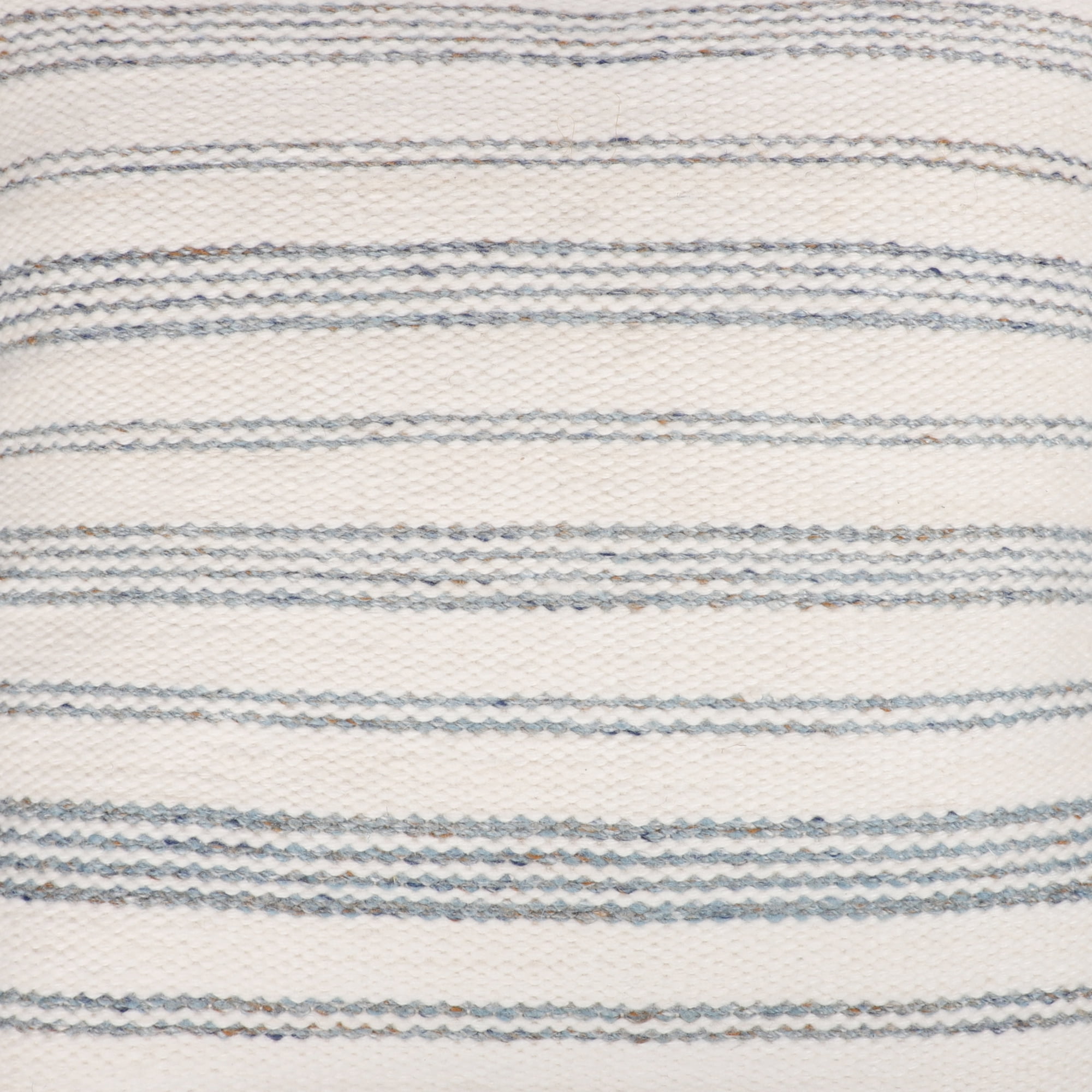 Ox Bay Petra 20" x 20" Blue/White Striped Reversible Indoor/Outdoor Adult Decorative Throw Pillow