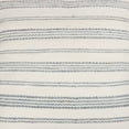 thumbnail image 6 of Ox Bay Petra 20" x 20" Blue/White Striped Reversible Indoor/Outdoor Adult Decorative Throw Pillow Cover, 6 of 7