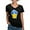 Black, variant on CafePress - Stand With Ukraine T Shirt - Women's V-Neck Dark T-Shirt