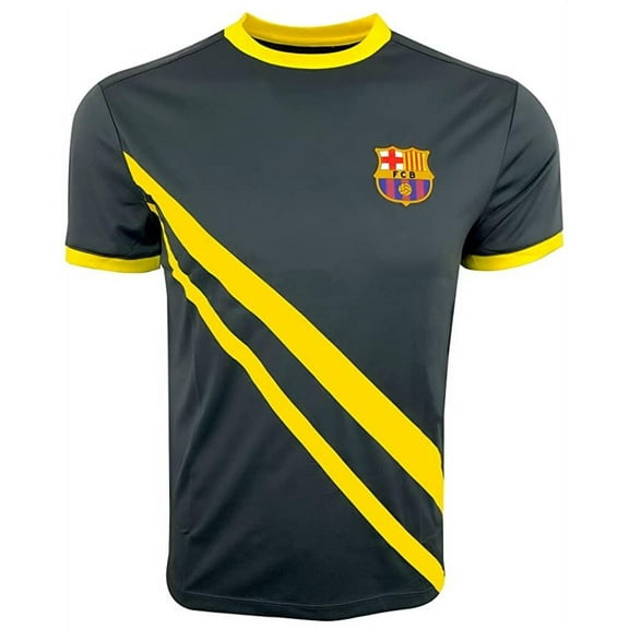 Barcelona Shirt, Licensed FC Barcelona T-Shirt, Grey Color