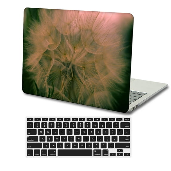 KSK KAISHEK Only for MacBook Air 13.6 inchs m2 Case 2022.0 Released Model A2681 m2, Plastic Hard Shell Cover + Black Keyboard Cover, Flower 0581