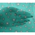 thumbnail image 4 of oneOone Viscose Chiffon Turquoise Blue Fabric Star Christmas Sewing Fabric By The Yard Printed Diy Clothing Sewing Supplies 42 Inch Wide, 4 of 4