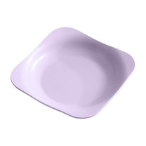 Square Lightweight Wheat Straw Plates, Deep Dinner Dishes, Lightweight Plastic Snack Bowls, Salad Side Dish Sets for Party Wedding Camping Microwave Safe