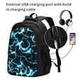thumbnail image 2 of Yiaed Lightning Print Laptop Backpack,Business Travel Durable Laptops Backpack with USB Charging Port,Water Resistant College Computer Bag, 2 of 5