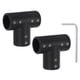 thumbnail image 1 of Conector de Varilla de Cortina de Esquina Uxcell, 2 Pcs Conector de Varilla de Cortina Tee para Varilla de 1", Negro, 1 of 5