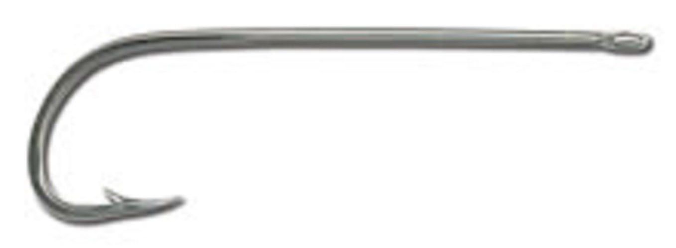 Mustad 92611 Beak, Special X-Long Shank, Special Bend, Forged, Reversed Classic Hook - Nickel ...