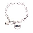 thumbnail image 1 of Hong Kong City Radio Tower Pulsera de cadena de corazón joyería encanto moda, 1 of 3