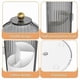 thumbnail image 3 of Makeup Brush Holder Organizer With Lid, 360 Rotating Clear Dustproof Makeup Brushes Organizer For Desktop, 3 of 4