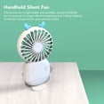 thumbnail image 3 of Mini Fan, 3 Speed Handheld White Portable Cartoon Mini Pocket Fan  For Summer For Students, 3 of 8